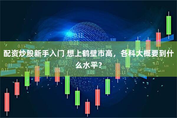 配资炒股新手入门 想上鹤壁市高，各科大概要到什么水平？